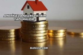 Amerika'da Nelere Yatırım Yapılmalıdır?