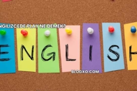 İngilizcede Play Ne Demek?